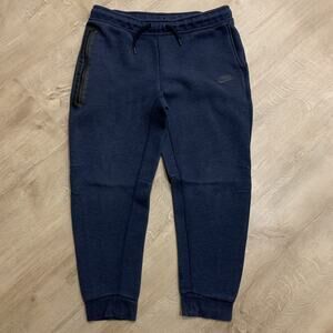 Nike Sportswear Tech Jogger Big Kids Youth L+ Large Fleece Pants FD3288-473 Navy